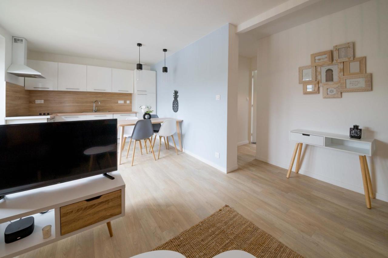 Appartement 3 Chambres - Parking - Wifi - Buanderie - Jardin Brest Bagian luar foto